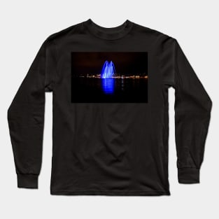 Zürich See Springbrunnen / Swiss Artwork Photography Long Sleeve T-Shirt